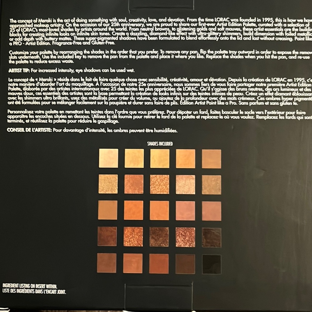 LORAC PRO Palette Artist Edition Meraki - Picture 13 of 13